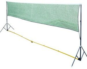 Síť na badminton včetně stojící konstrukce - stojanu