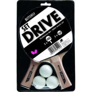 BUTTERFLY Set Drive pingpongový set pálky + míčky