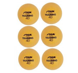 STIGA TRAINING 40+ Oranžové míčky (balení 6ks)