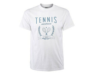 Tenisové tričko bílé TENNIS WAREHOUSE